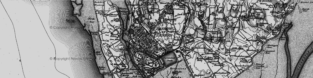 Old map of Salthouse in 1897