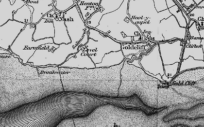 Old map of Saltmarsh in 1898