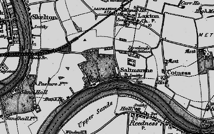 Old map of Saltmarshe in 1895