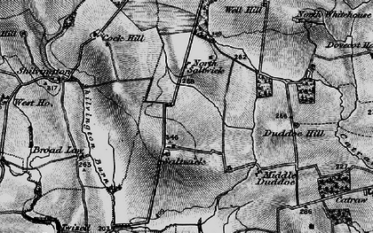 Old map of Broadlaw in 1897