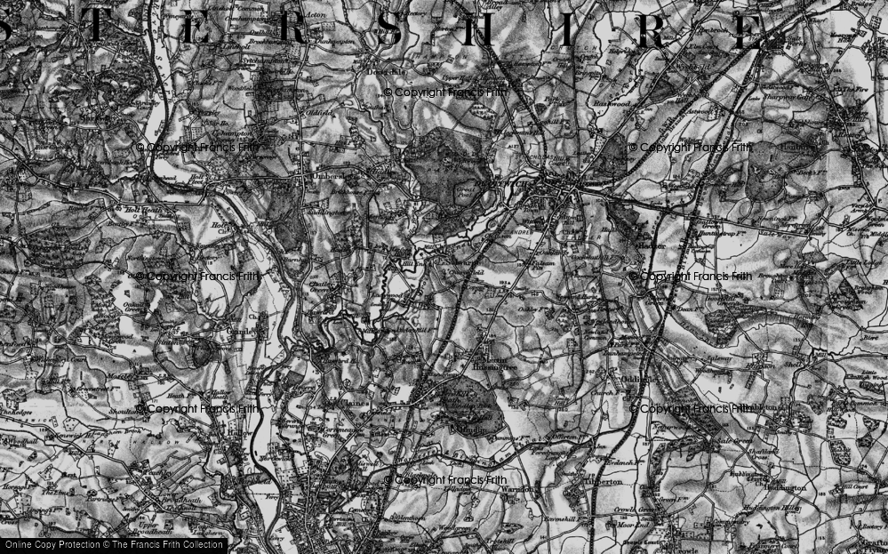 Old Map of Salwarpe, 1898 in 1898