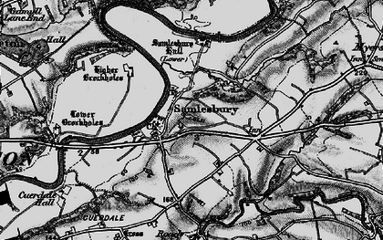 Old map of Bezza Ho in 1896