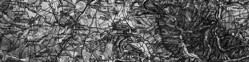 Old map of Sampford Brett in 1898