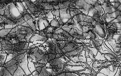 Old map of Anjarden in 1895