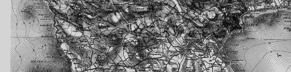 Old map of Blind Fiddler, The in 1895