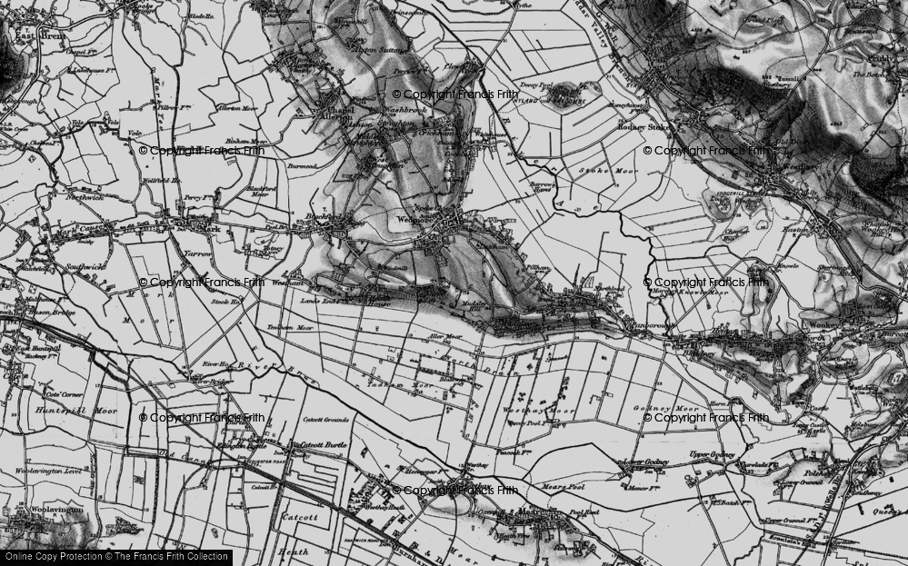 Old Map of Sand, 1898 in 1898