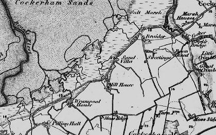 Old map of Sand Side in 1896