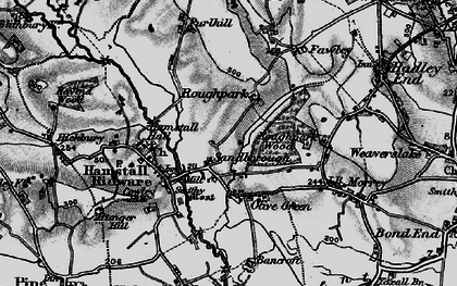 Old map of Sandborough in 1898