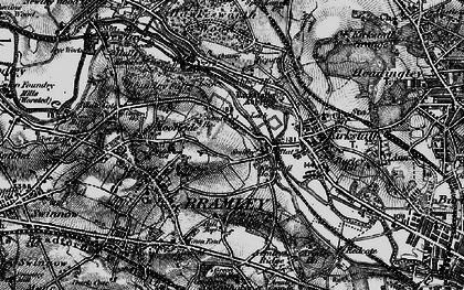 Old map of Sandford in 1898