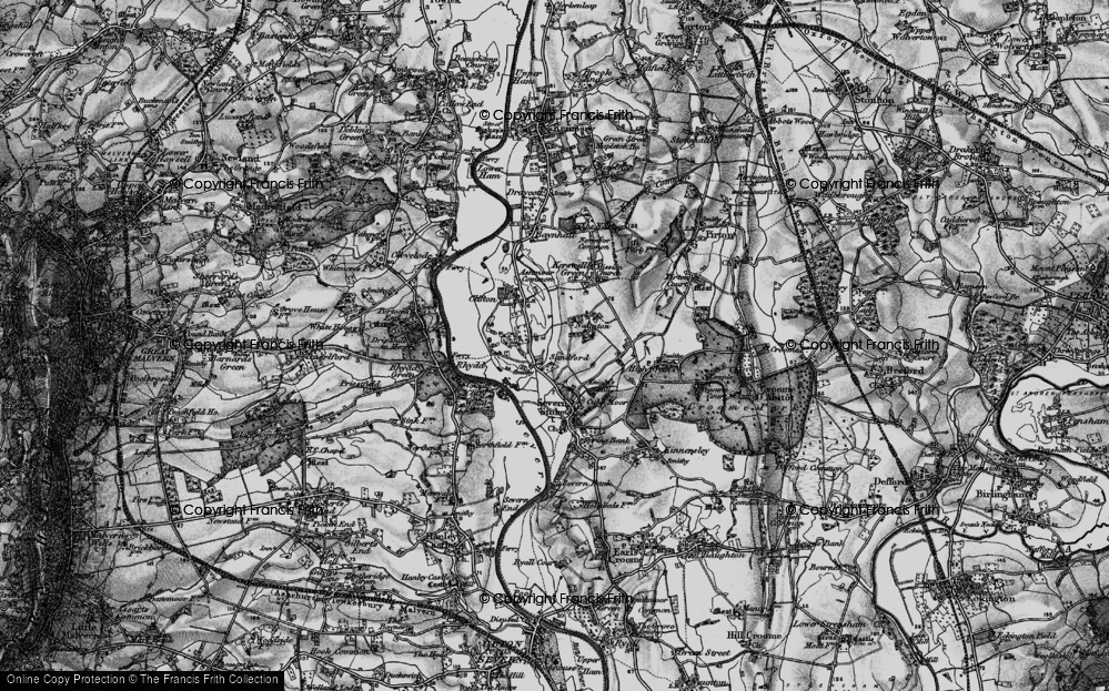 Old Map of Sandford, 1898 in 1898