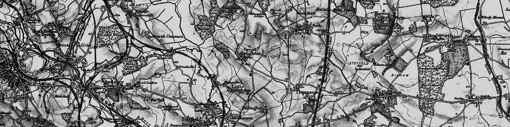 Old map of Sandhill in 1896