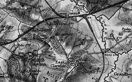 Old map of Verney Junction in 1896