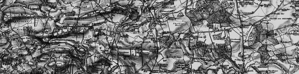 Old map of Sandhills in 1898