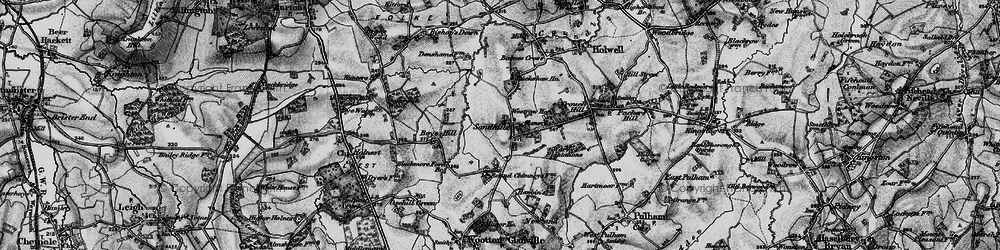 Old map of Buckshaw Ho in 1898