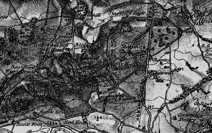 Old map of Acomb Fell in 1897