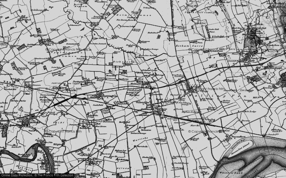 Old Map of Sandholme, 1895 in 1895