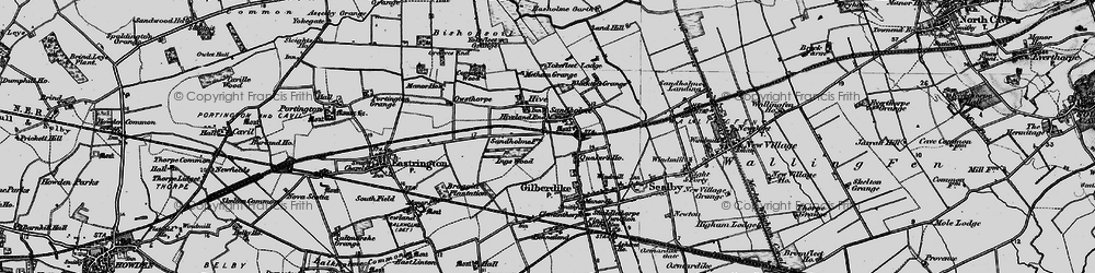 Old map of Sandholme in 1895