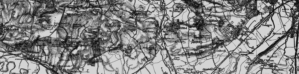 Old map of Sandiacre in 1895