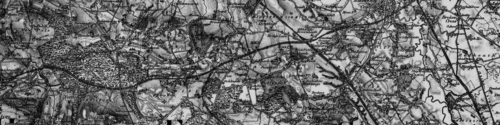 Old map of Sandiway in 1896