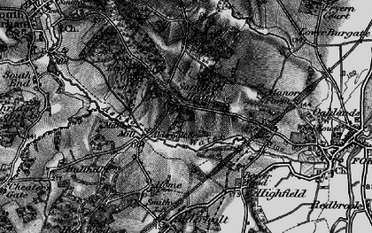 Old map of Sandleheath in 1895