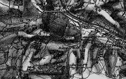Old map of Sands in 1895