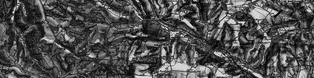 Old map of Sands in 1895