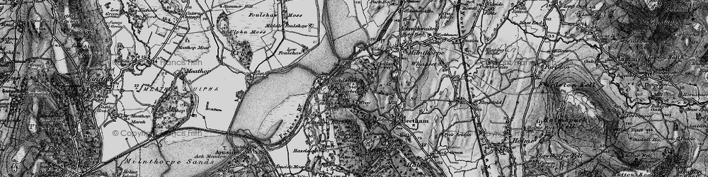 Old map of Wray Cott in 1898