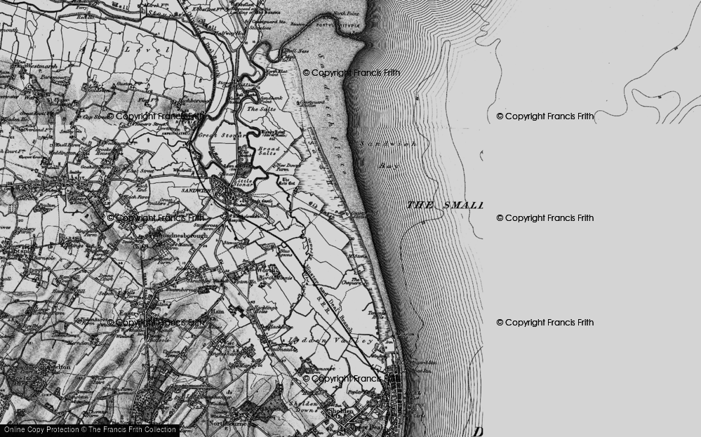 Old Map of Sandwich Bay Estate, 1895 in 1895