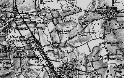 Old map of Sandy Carrs in 1898