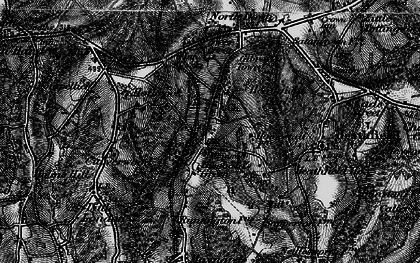 Old map of Sandy Cross in 1895