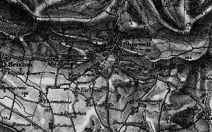 Old map of Sandy Way in 1895