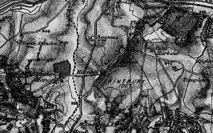Old map of Sanham Green in 1895