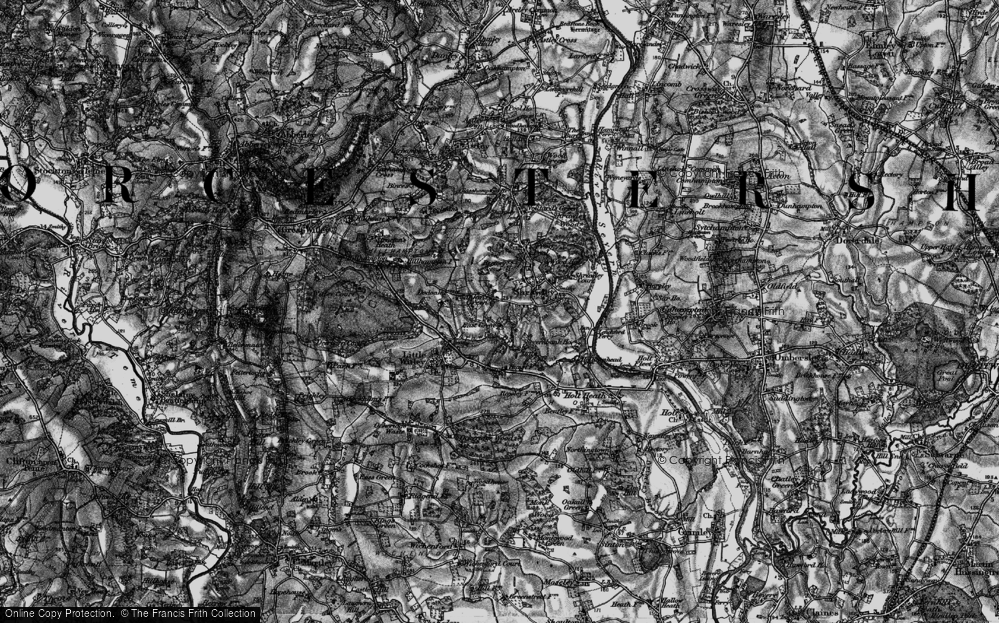 Old Map of Sankyns Green, 1898 in 1898