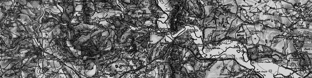 Old map of Sapey Bridge in 1898