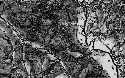 Old map of Sapey Common in 1898