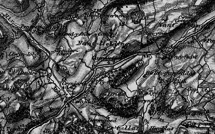 Old map of Sarnau in 1898