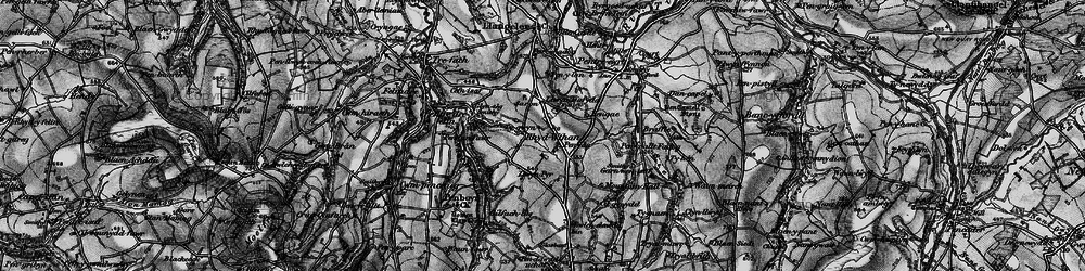 Old map of Saron in 1898