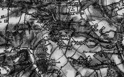 Old map of Sarratt in 1896