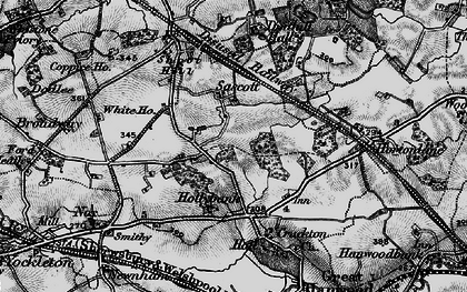 Old map of Sascott in 1899