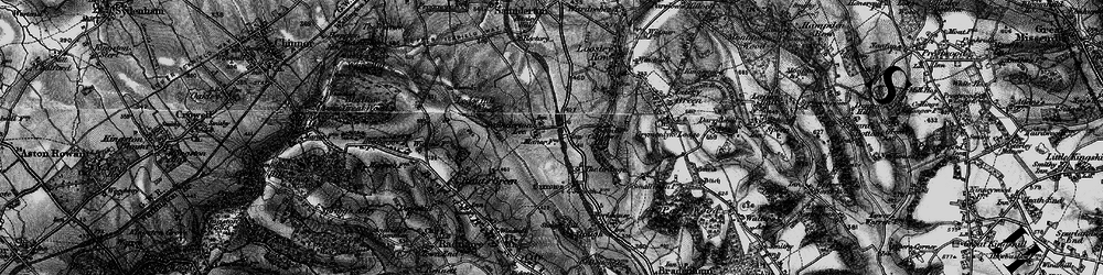 Old map of Saunderton Lee in 1895