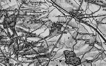 Old map of Saverley Green in 1897