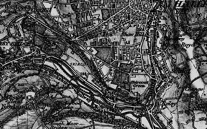 Old map of Savile Park in 1896