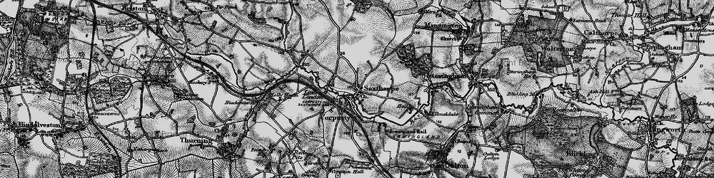 Old map of Saxthorpe in 1898