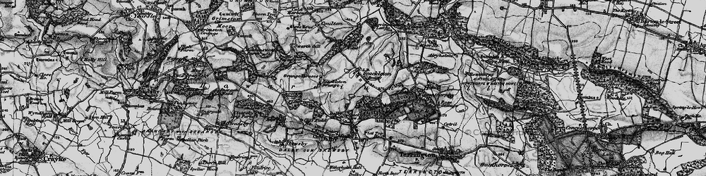 Old map of Scackleton in 1898