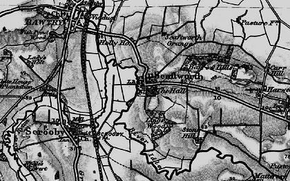Old map of Ling's Wood in 1895