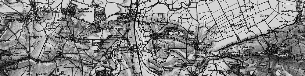 Old map of Scaftworth in 1895