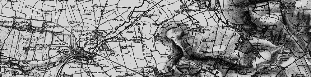 Old map of Brambling Fields in 1898