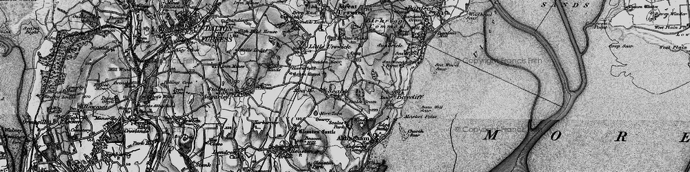 Old map of Scales in 1897