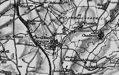 Old map of Scalford in 1899
