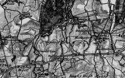 Old map of Low Tranmire in 1898